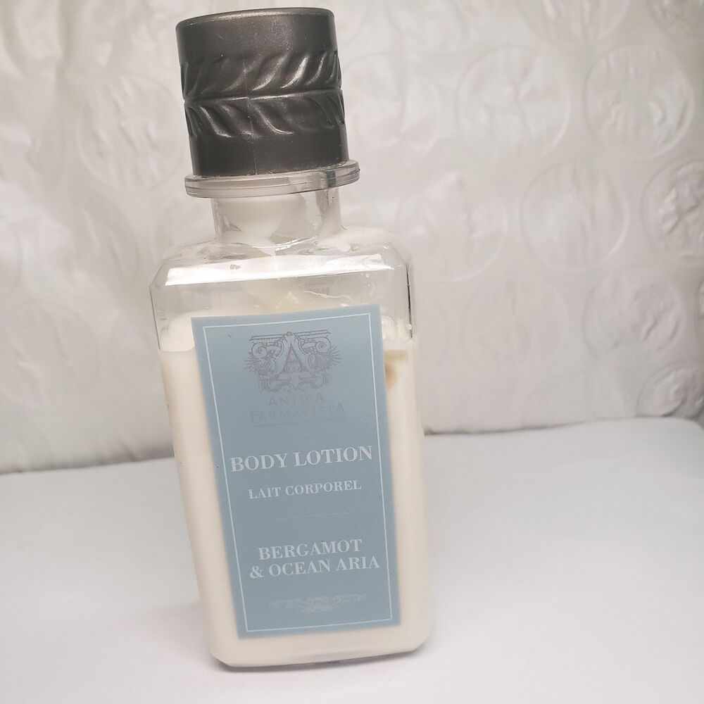 NEW Antica Farmacista body lotion scent Bergamot & Ocean Aria Travel Size 3oz